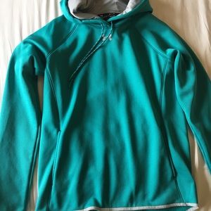 Under Armour tunic style hoodie, teal